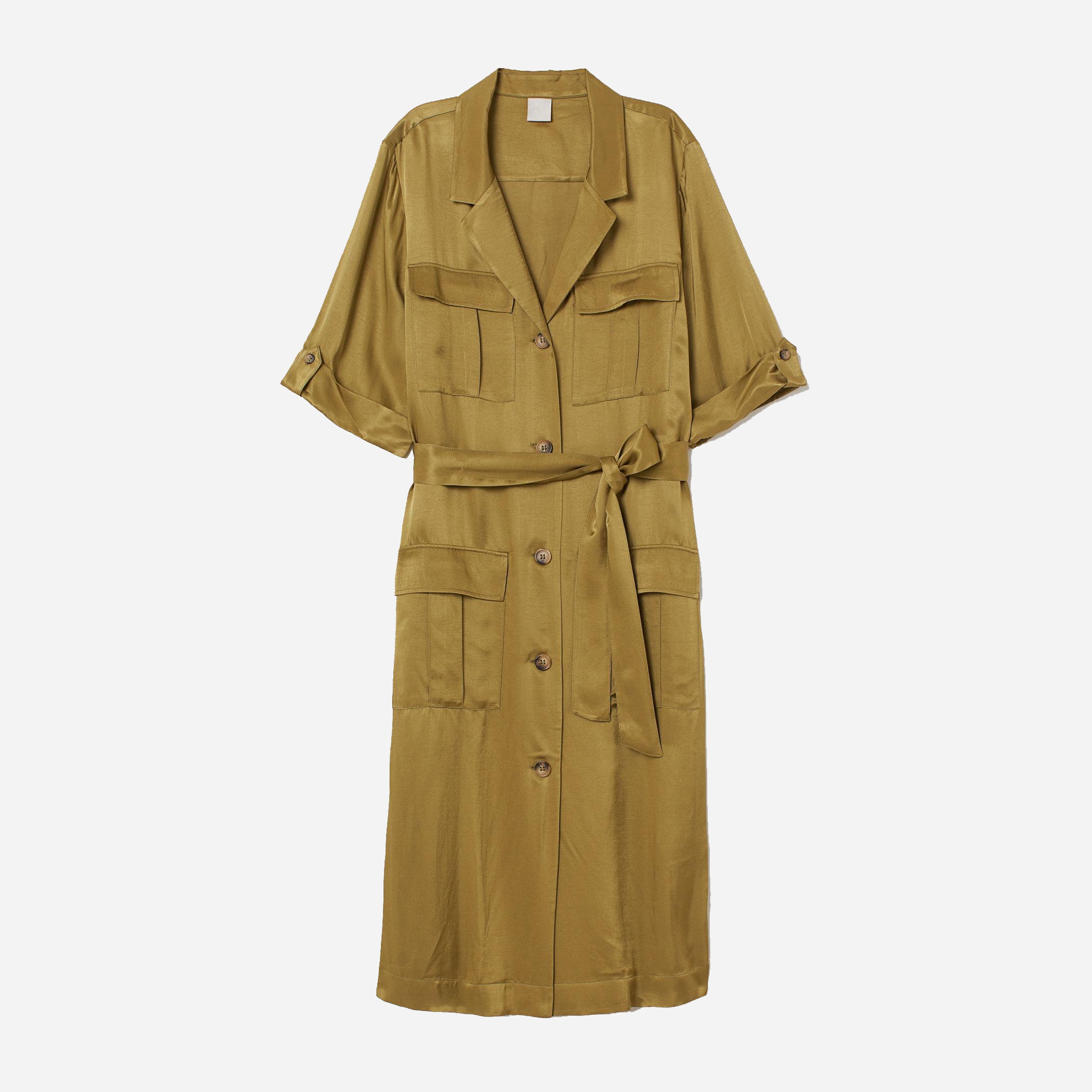 

Платье H&M 7591179-ACVU 38 Оливковое