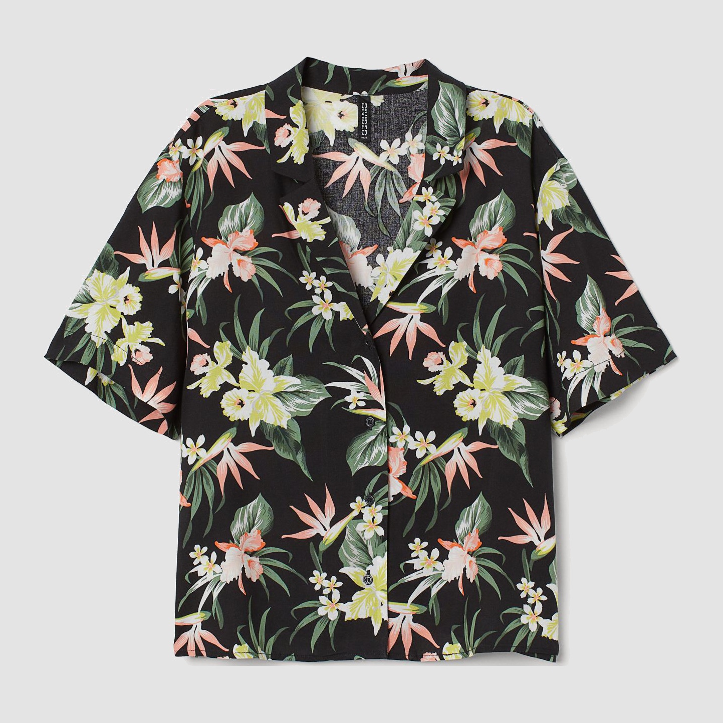 

Рубашка H&M 1703-8720131 32 Черная