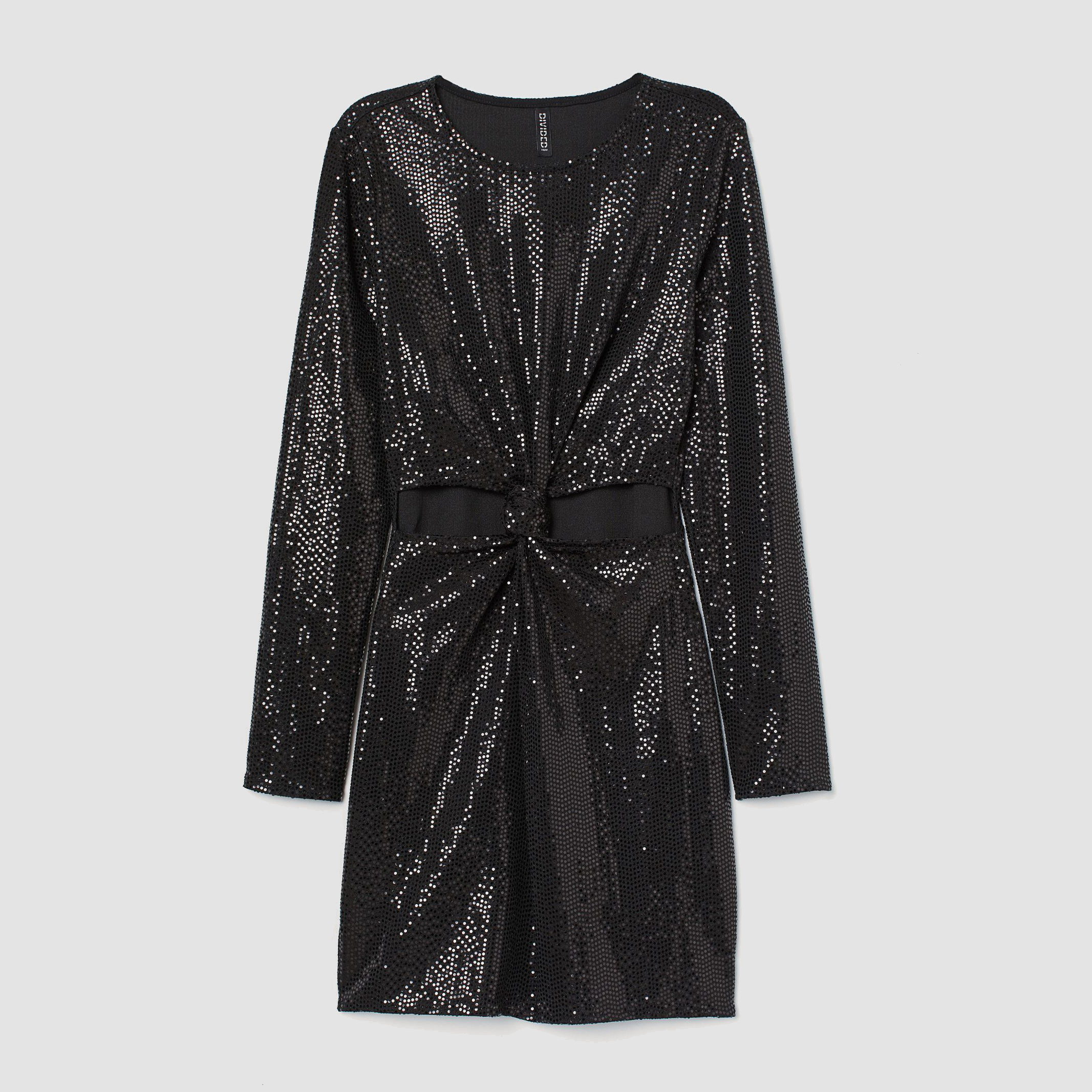 

Платье H&M 2905-8323230 M Черное блеск