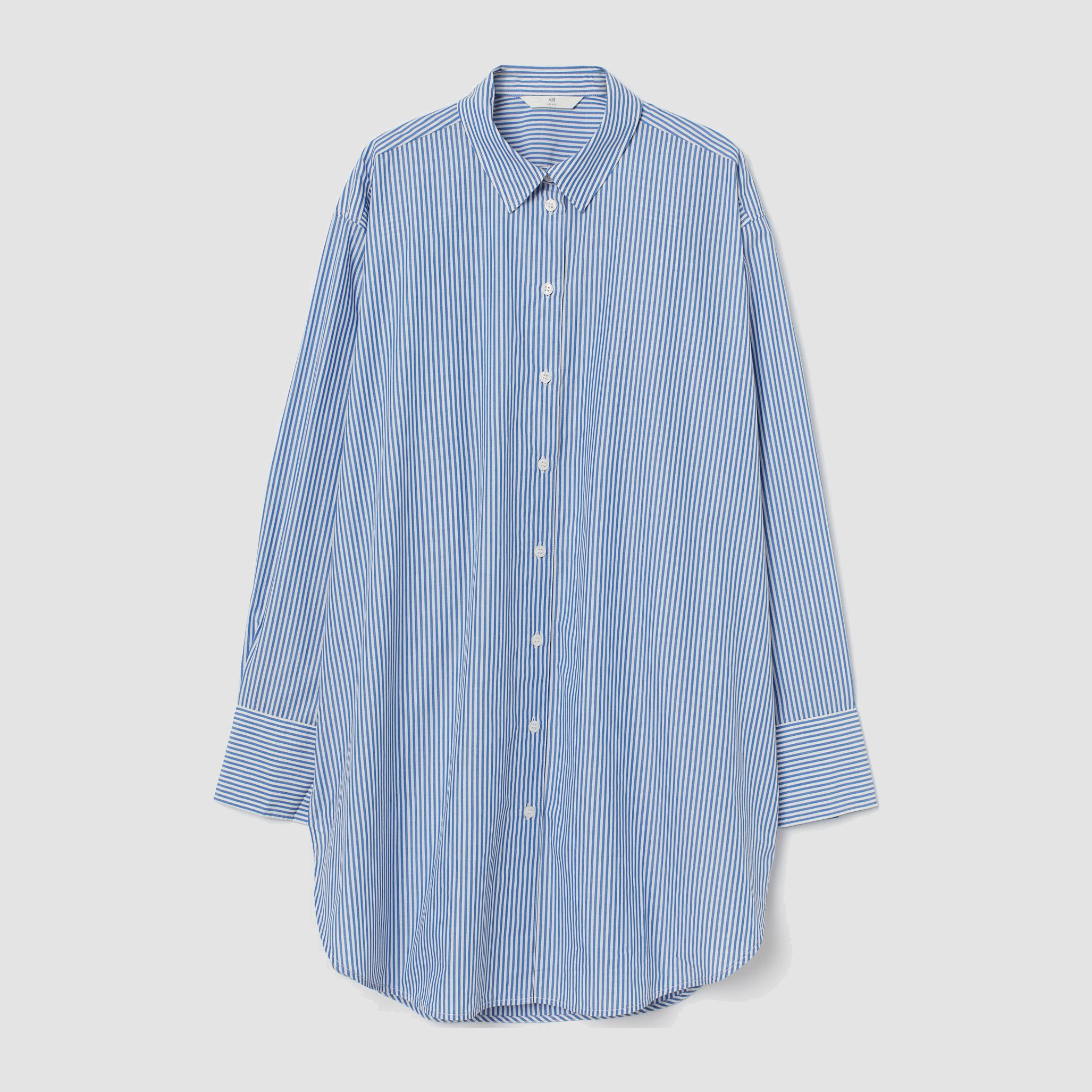 

Платье H&M 2905-9367842 S Белое с голубым