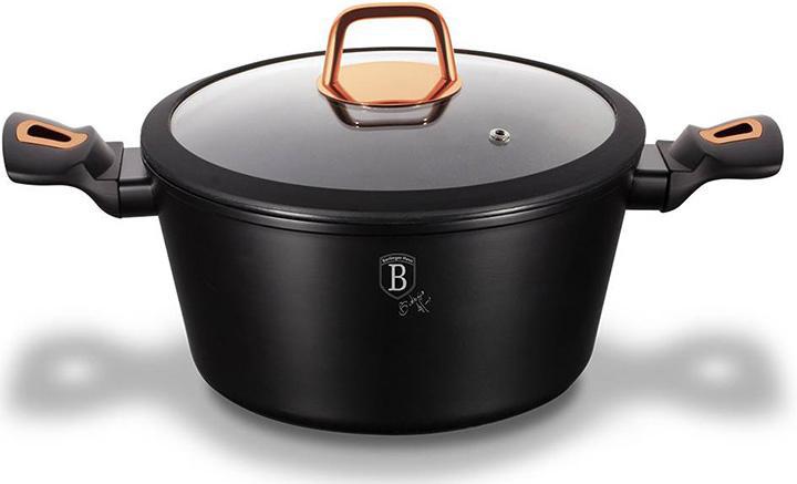

Кастрюля Berlinger Haus Black Rose 4.1л с мраморным покрытием
