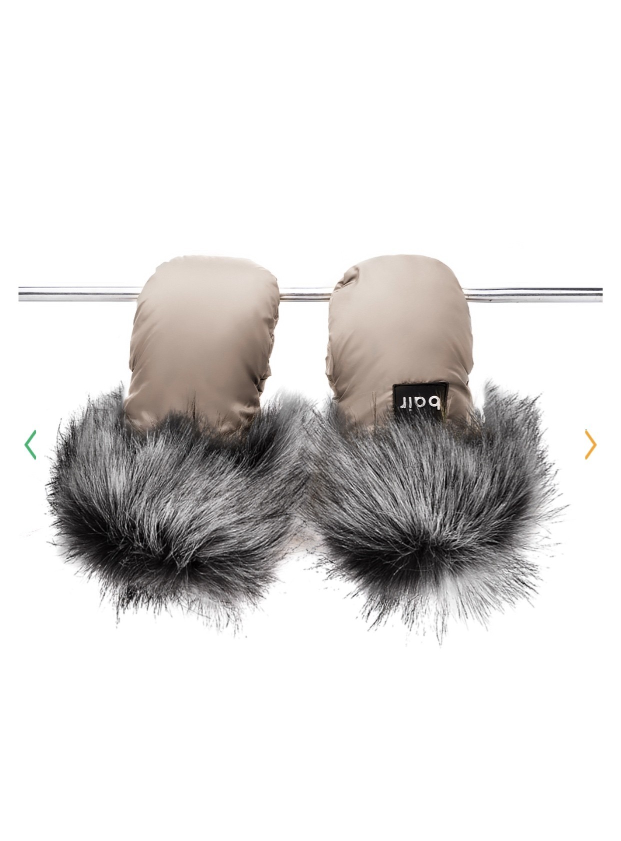 

Рукавицы варежки муфта для коляски Bair Northmuff капучино