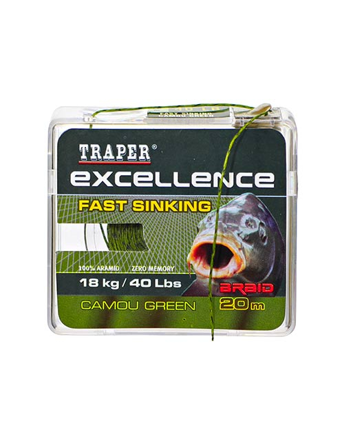 

Поводочный материал Traper Excellence Fast Siking (14кг/30Lb/20м) Camo Brown (Коричневый)
