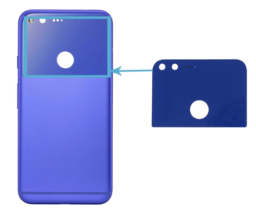 

Задняя крышка для HTC Google Pixel, синяя, оригинал Original (PRC)
