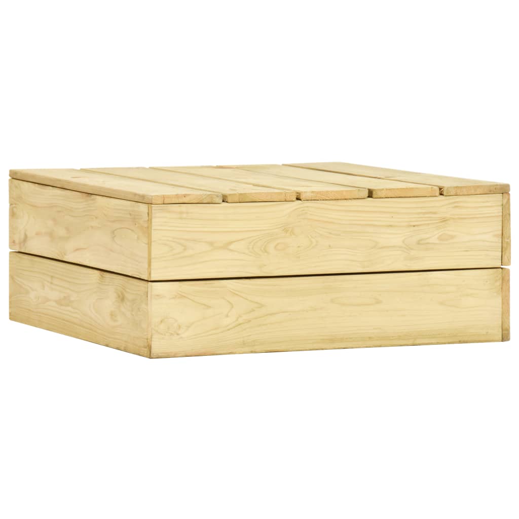 

Садовий стіл Shumee 75x75x31 см сосна коричневий 49039