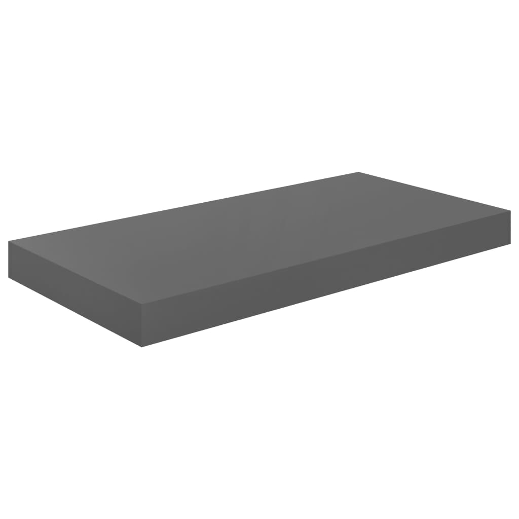 

Полиця настінна Shumee глянцева 50x23x38 см МДФ сіра 323787