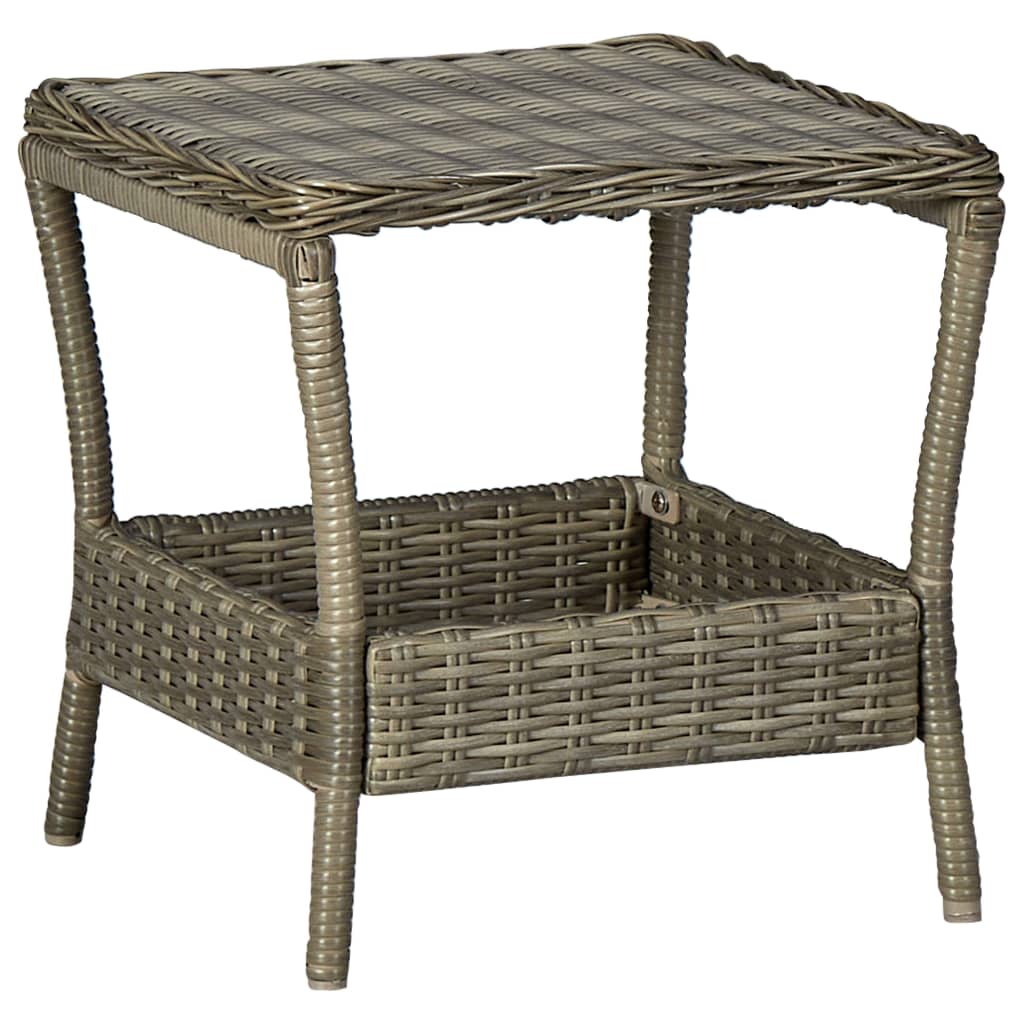 

Садовий стіл Shumee 45x45x465 см поліротанг коричневий 313308