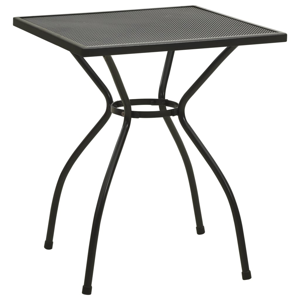 

Садовий стіл Shumee 60x60x70 см зі сталевою сіткою антрацит 42721