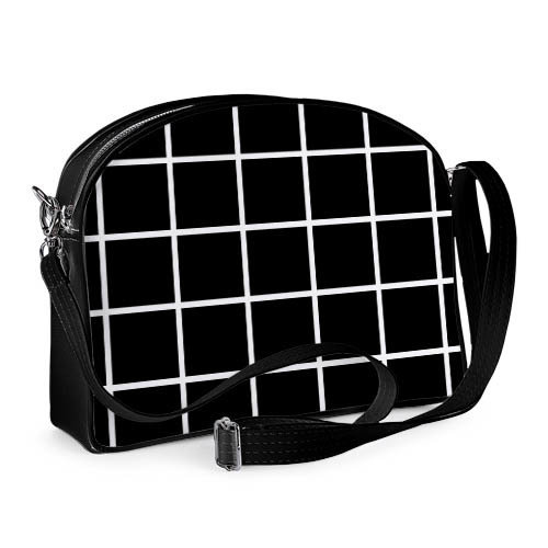 

Сумка молодёжная College Presentville Клетка черная 29x23x8 см