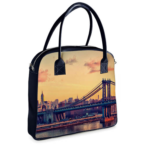 

Сумка с принтом Oxford Presentville Бруклинский мост 32x30x9 см