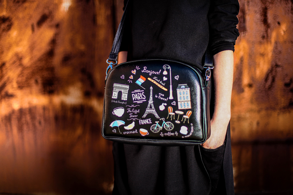 

Сумка молодёжная College Presentville Достопримечательности Парижа 29x23x8 см