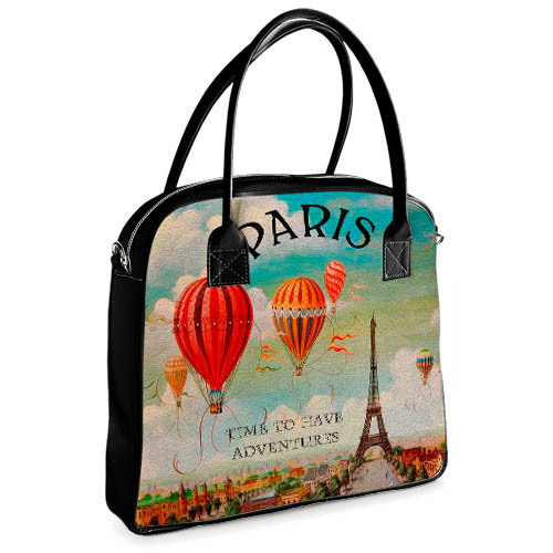 

Сумка с принтом Oxford Presentville Paris Time to have adventure 32x30x9 см