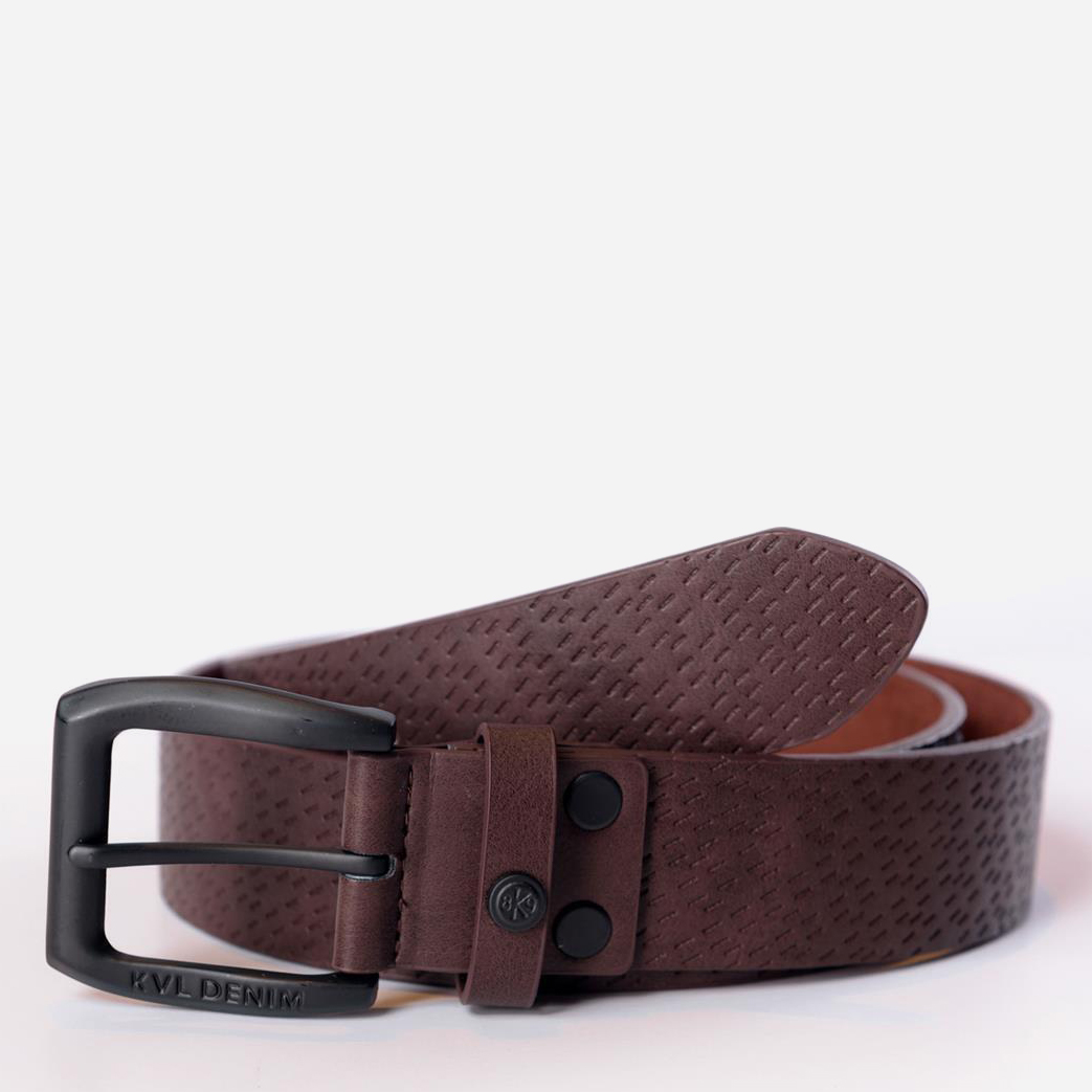 

Ремень кожаный мужской Kenvelo 11002869 100 см Brown