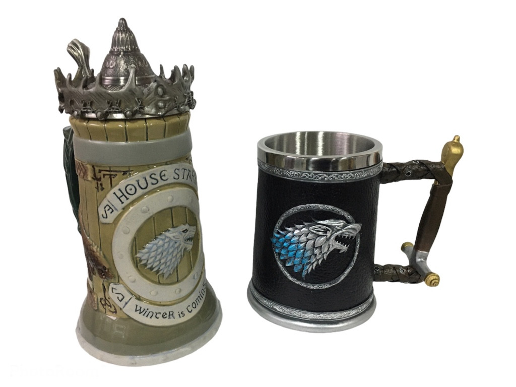 

Подарочный набор Кружка Игра Престолов Дом Старков и Winter Is Coming Stark 650/600мл