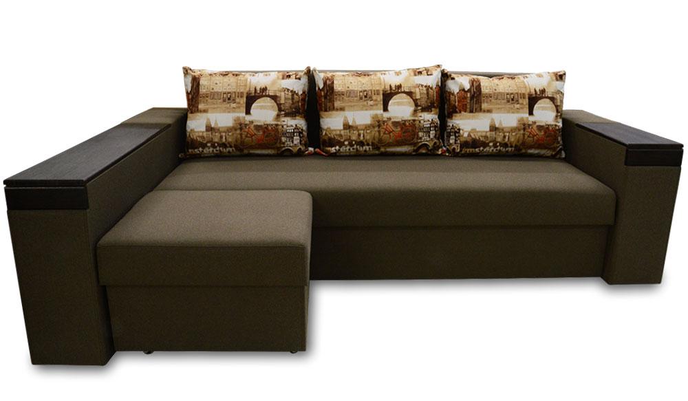 

Диван угловой Венеция (левая) Агат-М 245x160см Коричневый