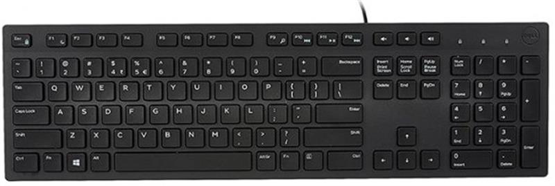 

Клавиатура Dell KB216 Ukr (580-AHHE) Black USB
