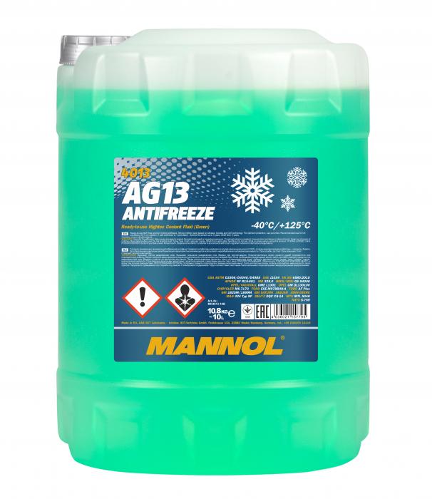 

Антифриз Mannol Antifreeze AG13 -40 °C 10 л Green (553/10)