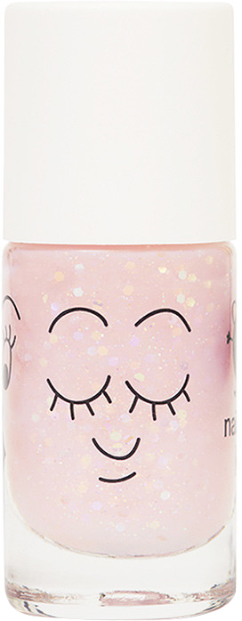 

Детский лак для ногтей Nailmatic Light pink glitter (102POLLYF)