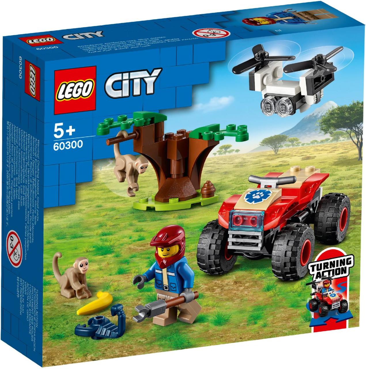 

Lego City Спасательный вездеход для зверей 60300