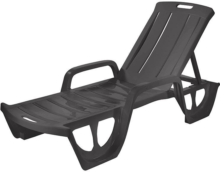 

Шезлонг Allibert Florida серый 66x190x30 см