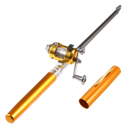 

Удочка-ручка Fishing rod in pen case телескопическая 105 см Золото (01020198)