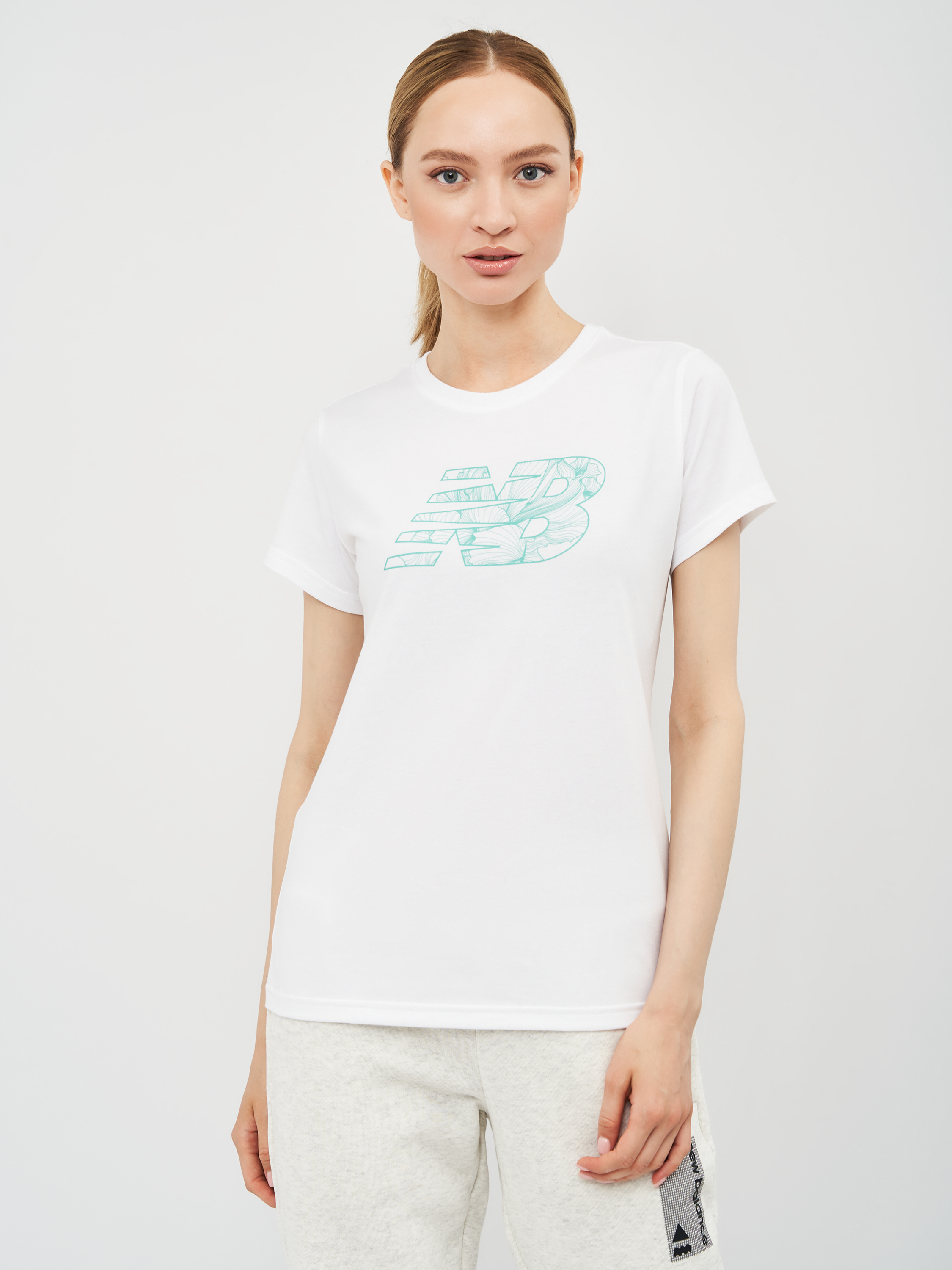 

Футболка New Balance Classic Keyline WT11810WT  Белая, Футболка New Balance Classic Keyline WT11810WT L Белая