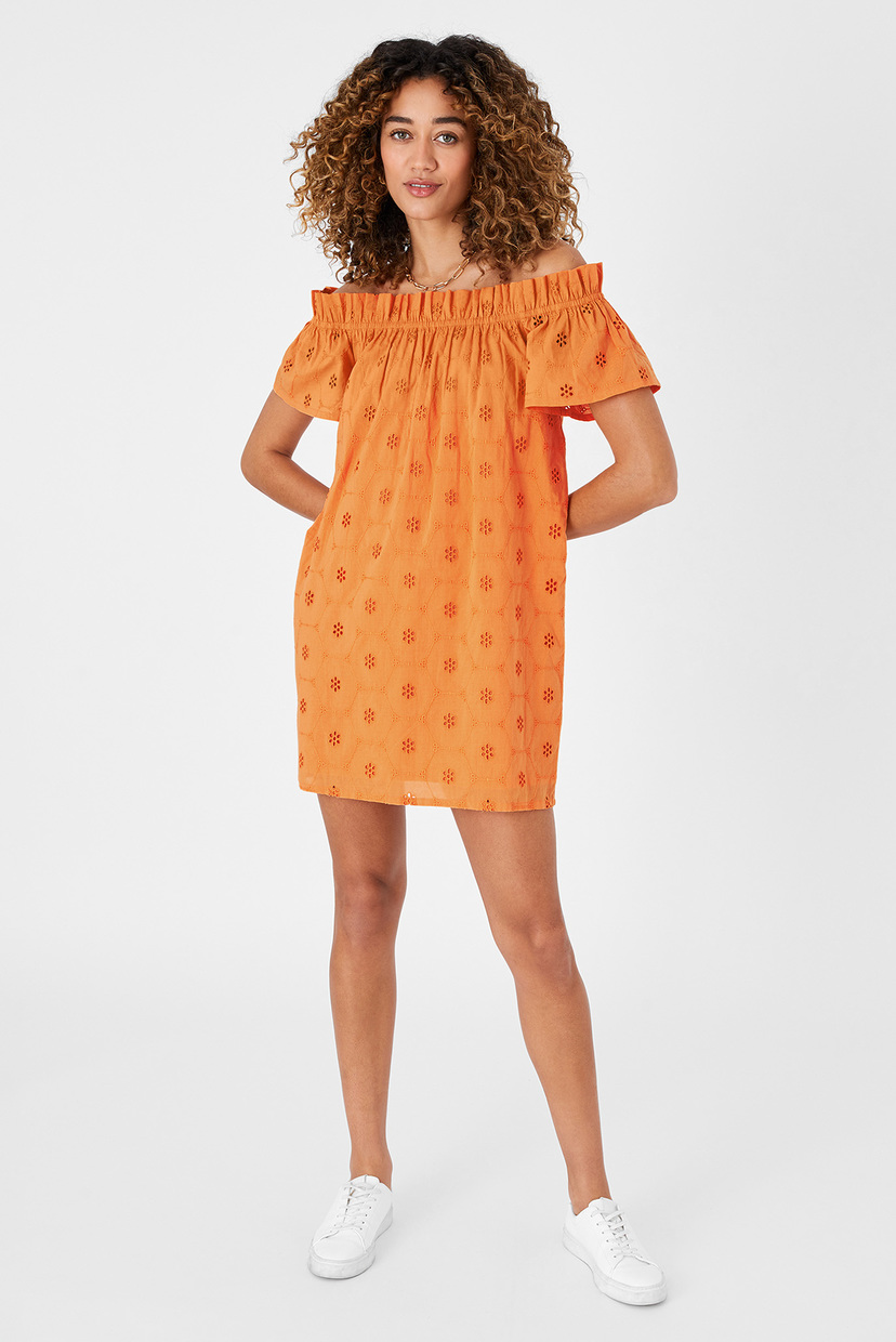 

Женская оранжевая туника SCHIFFLY BARDOT DRES Accessorize XS 197011