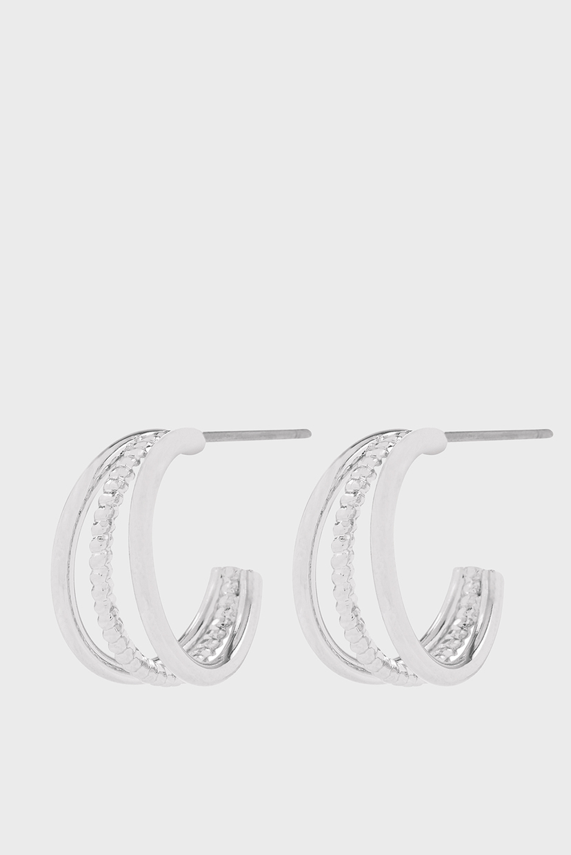 

Женские серебристые серьги MINI TRIPLE HOOP Accessorize OS 881950