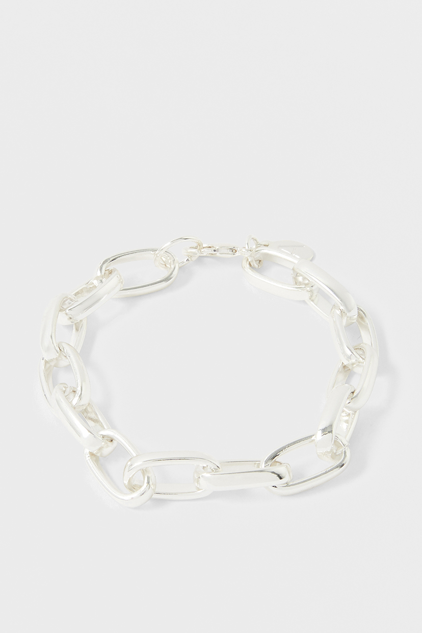 

Женский серебристый браслет SIMPLE MEDIUM CHAIN Accessorize OS 184041