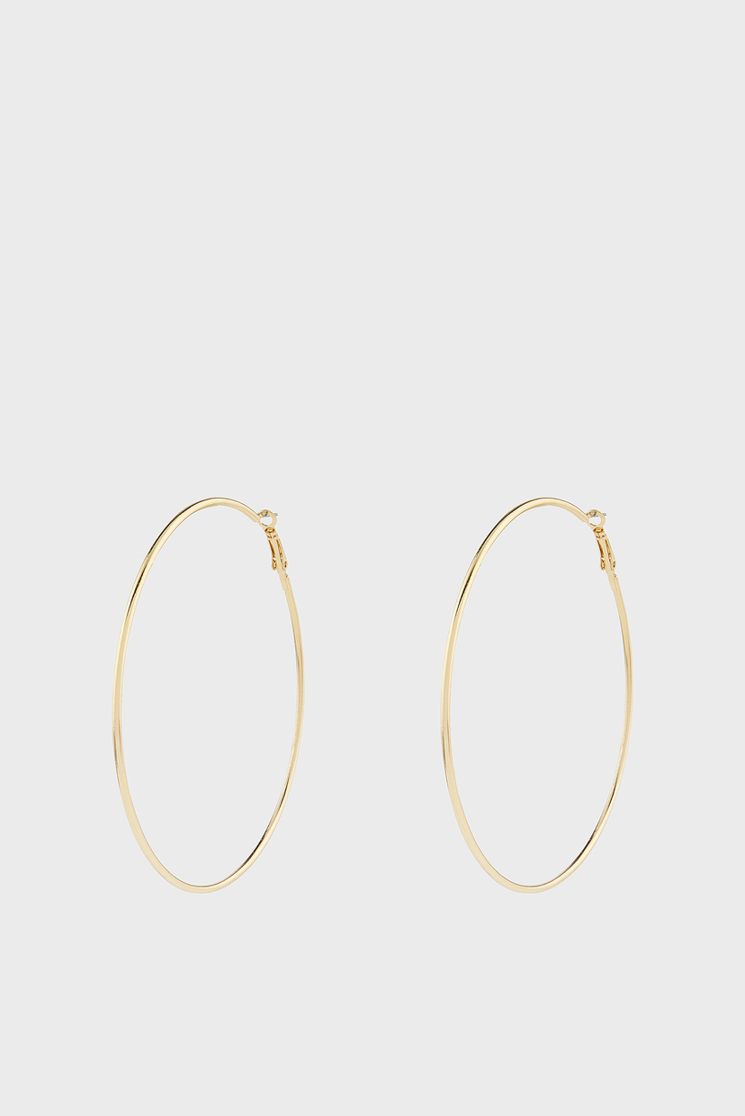

Женские золотистые серьги LARGE SIMPLE HOOP Accessorize OS 381805