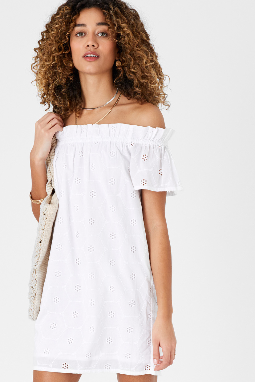 

Женская белая туника SCHIFFLY BARDOT DRES Accessorize L 197005
