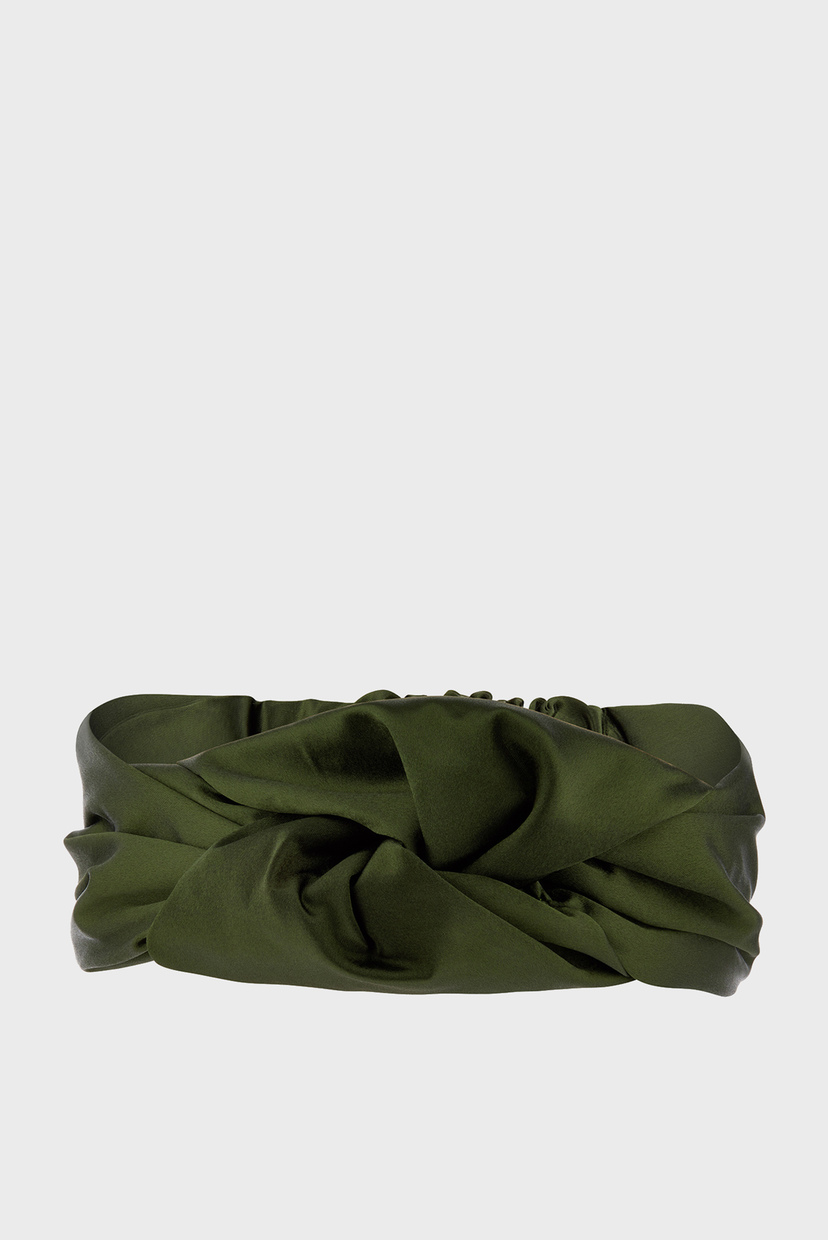 

Женская зеленая повязка OVERSIZED SATIN STRETCH HEADBAND Accessorize OS 886294