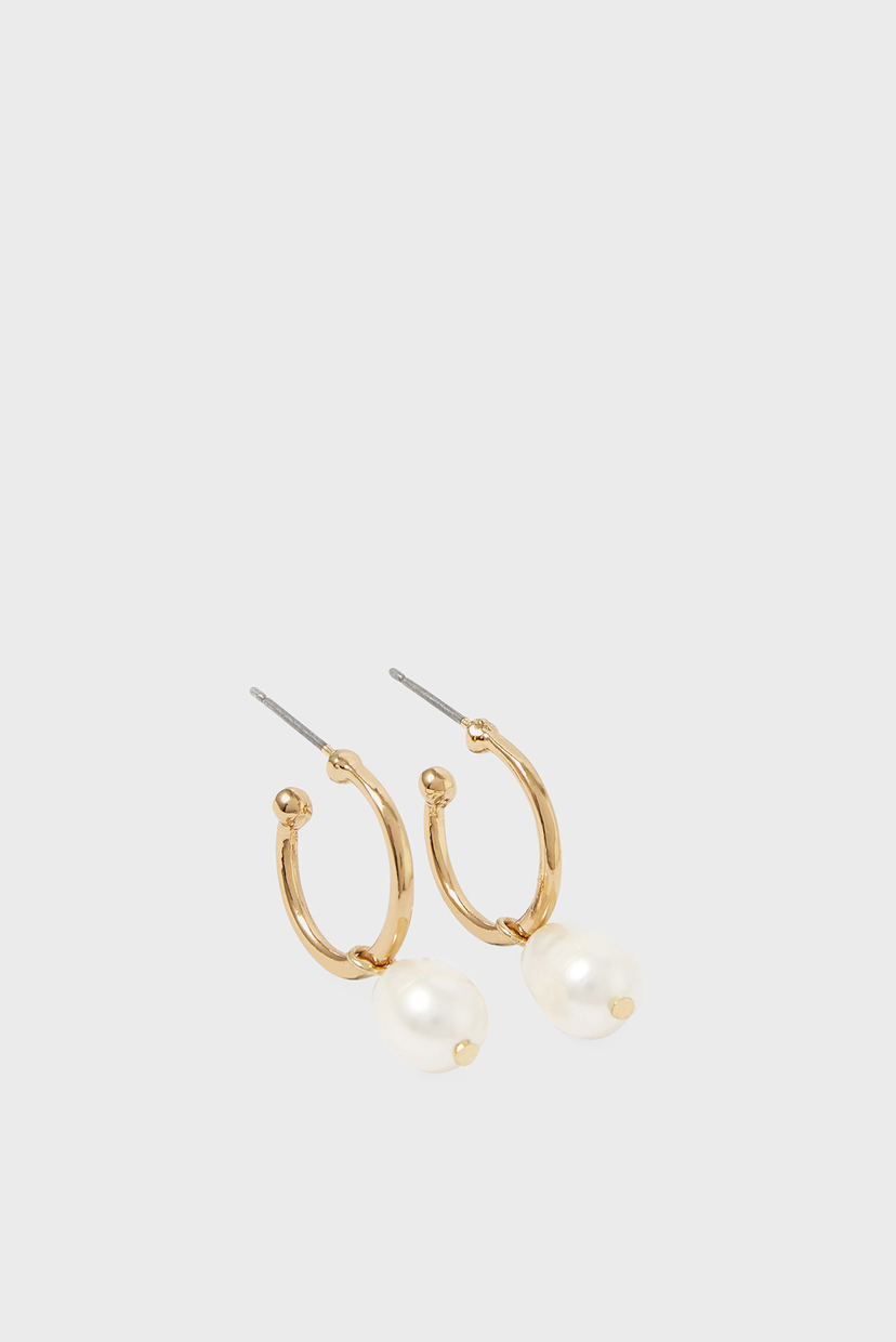 

Женские золотистые серьги FRESHWATER PEARL HOO Accessorize OS 181788