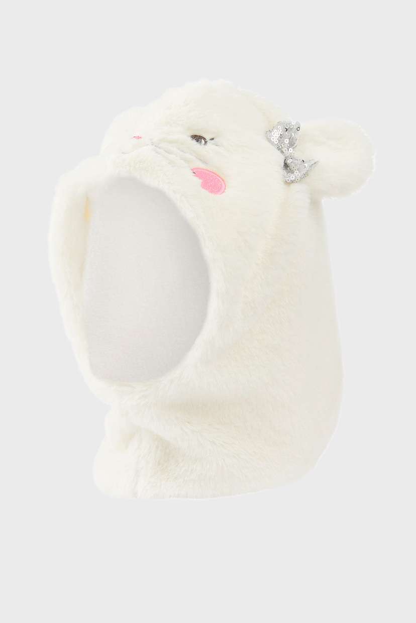 

Детская белая балаклава FLUFFY BUNNY BALACL Accessorize 3-6 783203