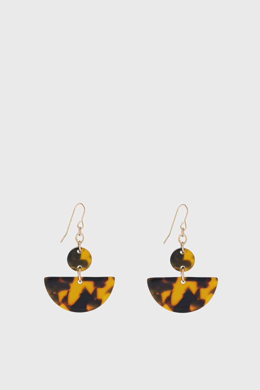 

Женские коричневые серьги RESIN SHORT DROPS Accessorize OS 581828