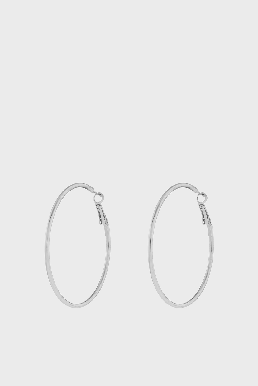 

Женские серебристые серьги MEDIUM SIMPLE HOOP Accessorize OS 381806