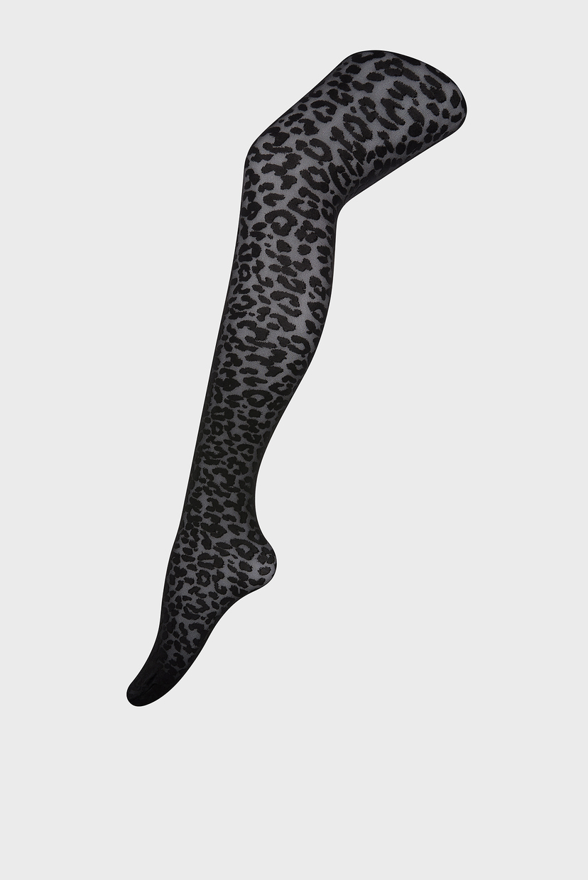 

Женские черные колготки LEOPARD PATTERNED TI Accessorize OS 796214