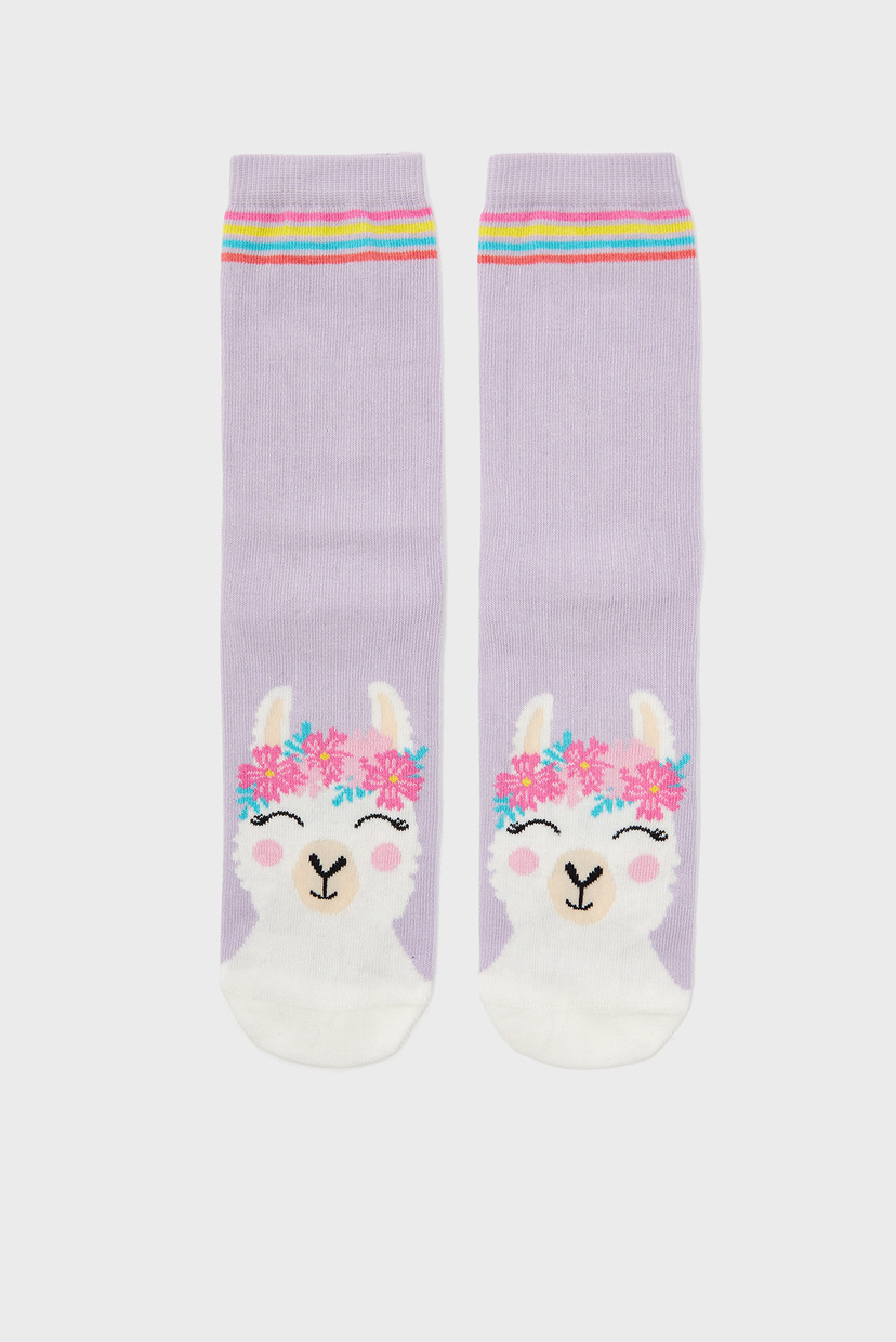 

Женские фиолетовые носки Lilly Llama Face Soc Accessorize OS 196001