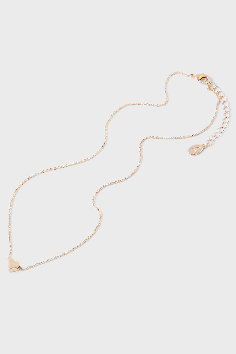 

Женская золотистая подвеска SOLID HEART PENDANT Accessorize OS 982388