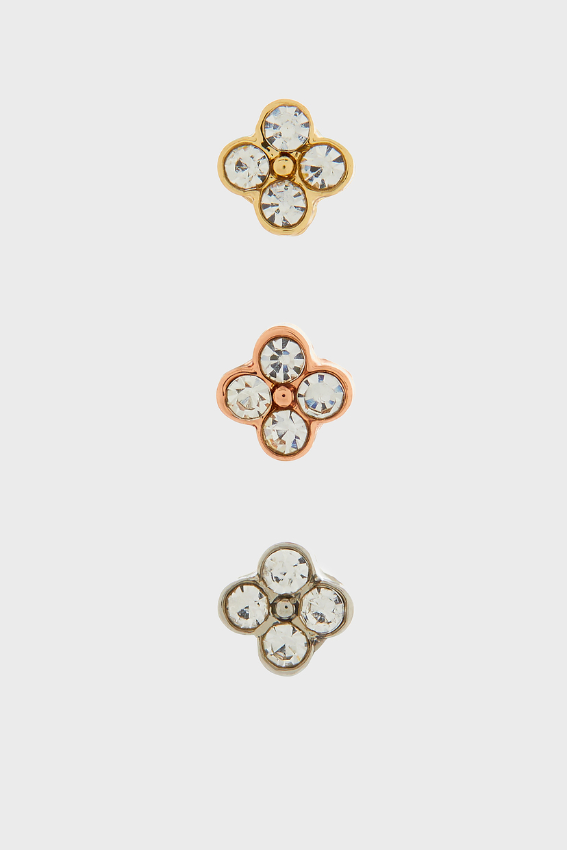 

Женские сережки с кристаллами (3 шт) 3 X MIXED METAL CRYS Accessorize OS 884859