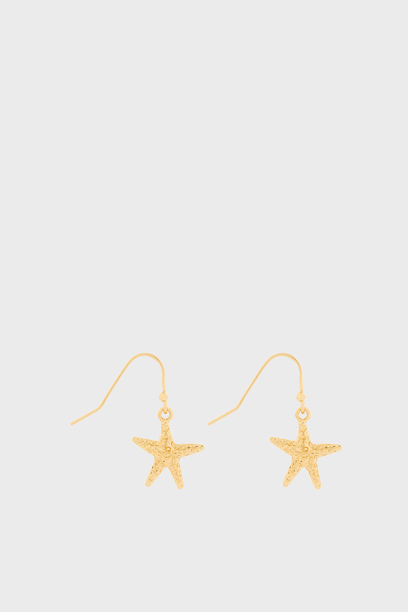 

Женские золотистые серьги STARFISH SHORT DROP Accessorize OS 884920