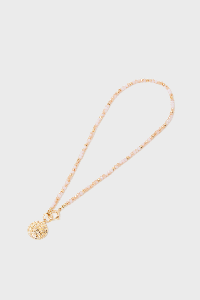 

Женское золотистое ожерелье KENDRA BEAD NECKLACE Accessorize OS 182882