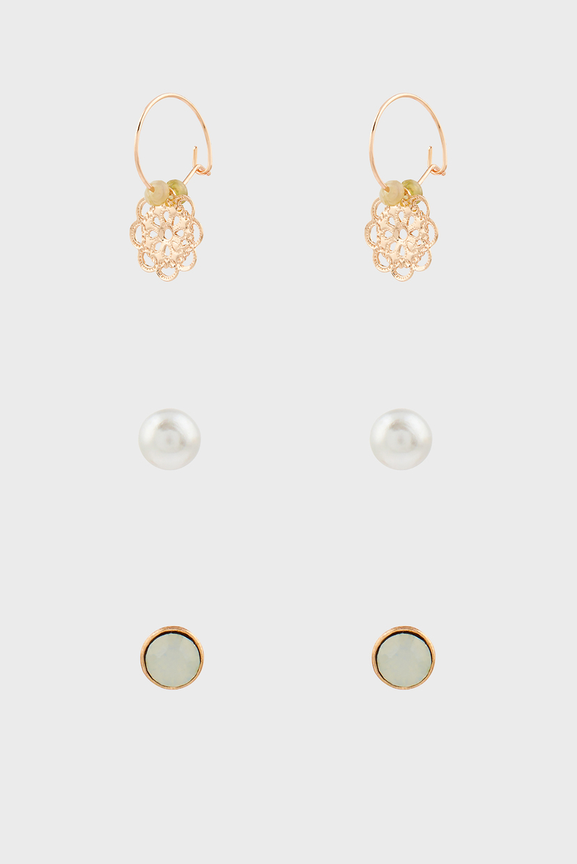 

Женские серьги (3 пары) FILIGREE STUD AND Accessorize OS 785747