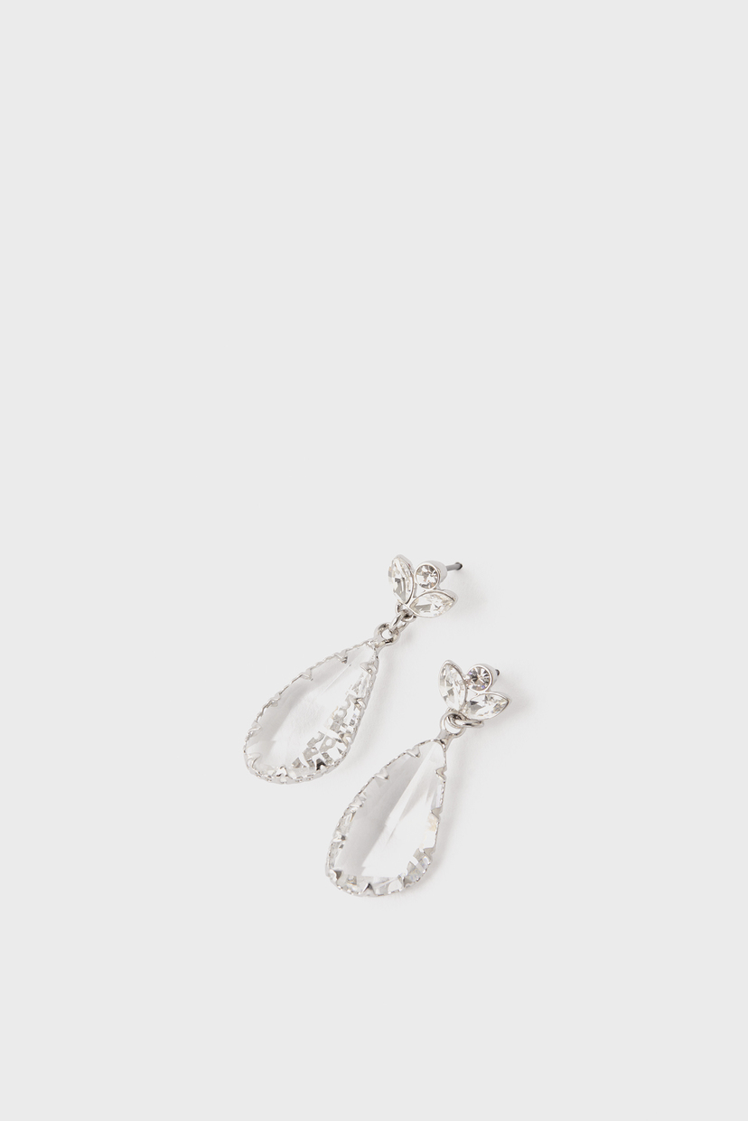 

Женские серебристые серьги FANCY MINI GEM SHORT Accessorize OS 181804
