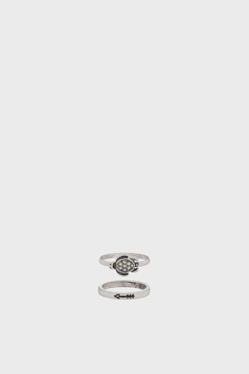 

Женские серебристые кольца (2 шт) Accessorize L 994039