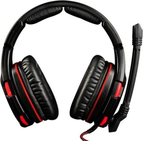 

Компьютерная гарнитура Modecom MC-832 Volcano Ghost Black-Red (S-MC-832-GHOST)