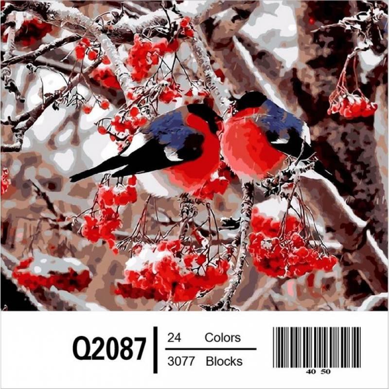 

Картина по номерам Mariposa Снегири 40 х 50 см (Q2087)
