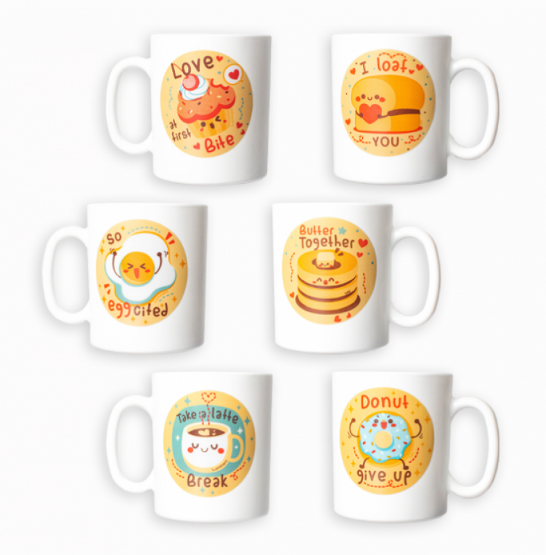 

Чашка Luminarc Essence Breakfast Buddies 320 мл 6 шт.