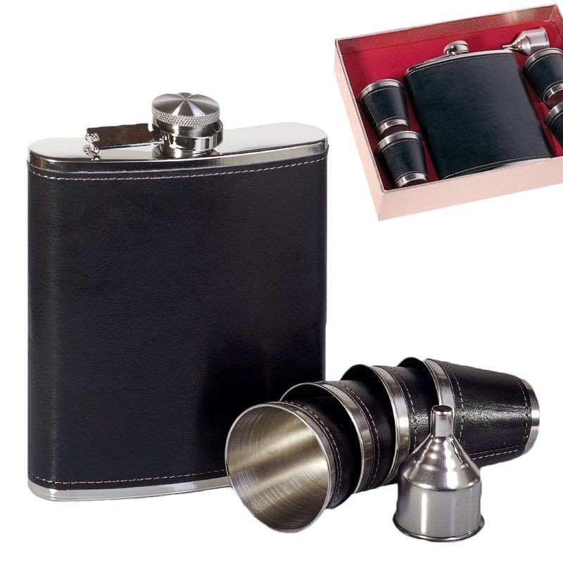 

Набор Hip Flask Фляга 18oz+стаканчики+лейка Черный 61012