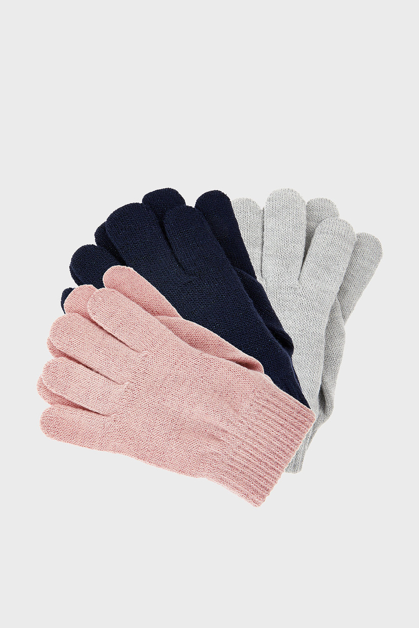 

Детские перчатки (3 пары) OPP 3 PACK GLOVE SET Accessorize 9-12 983251